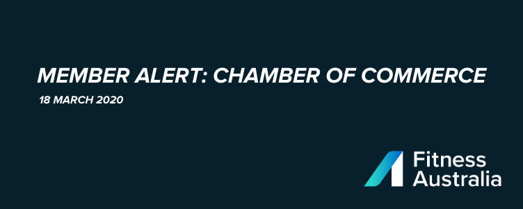 Chamber of Commerce to represent the interests of fitness industry sole traders