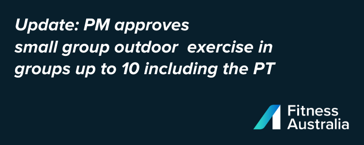 Small group outdoor exercise approved in latest PM announcement